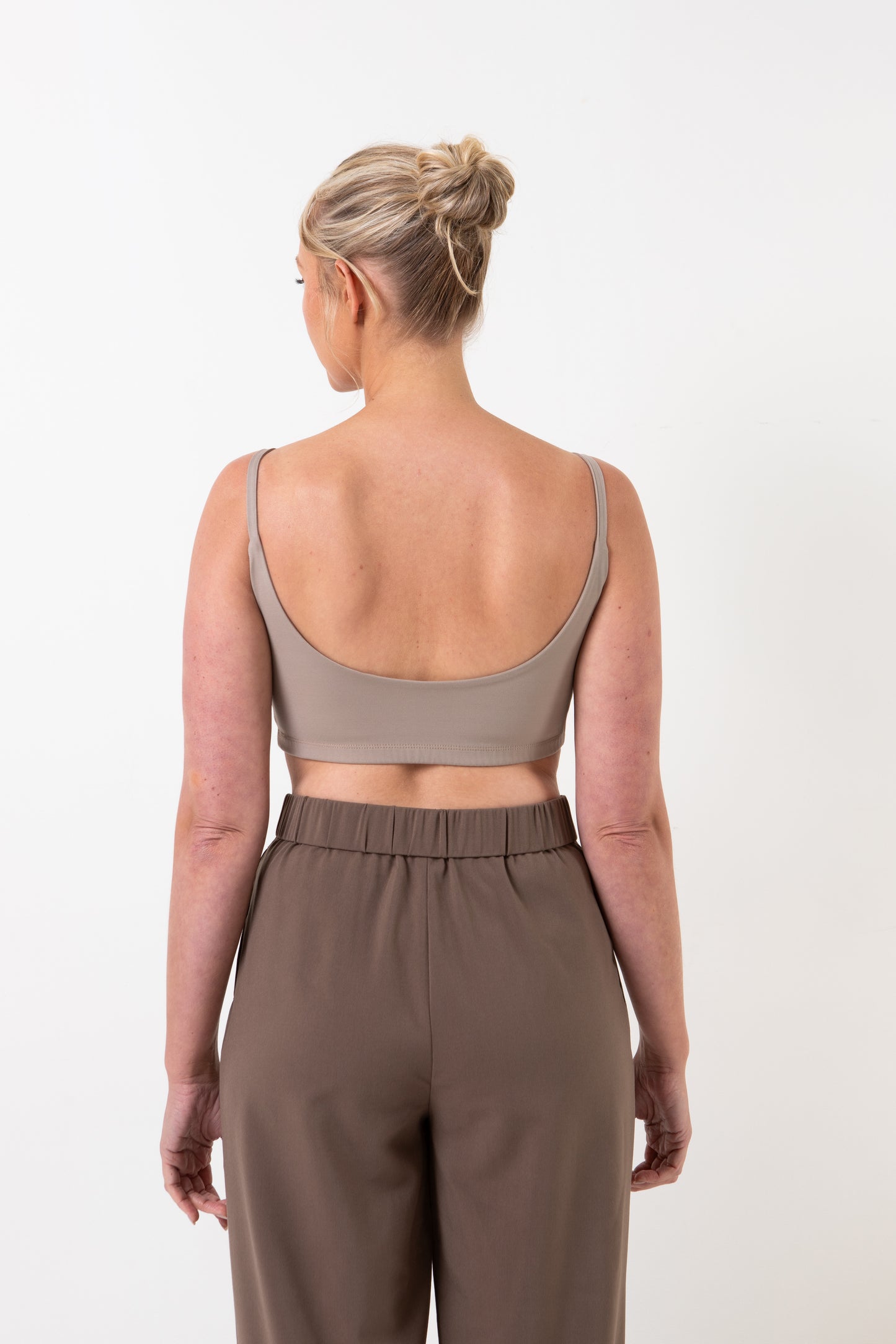 Ultra Soft Wide Leg Pants - Pinecone