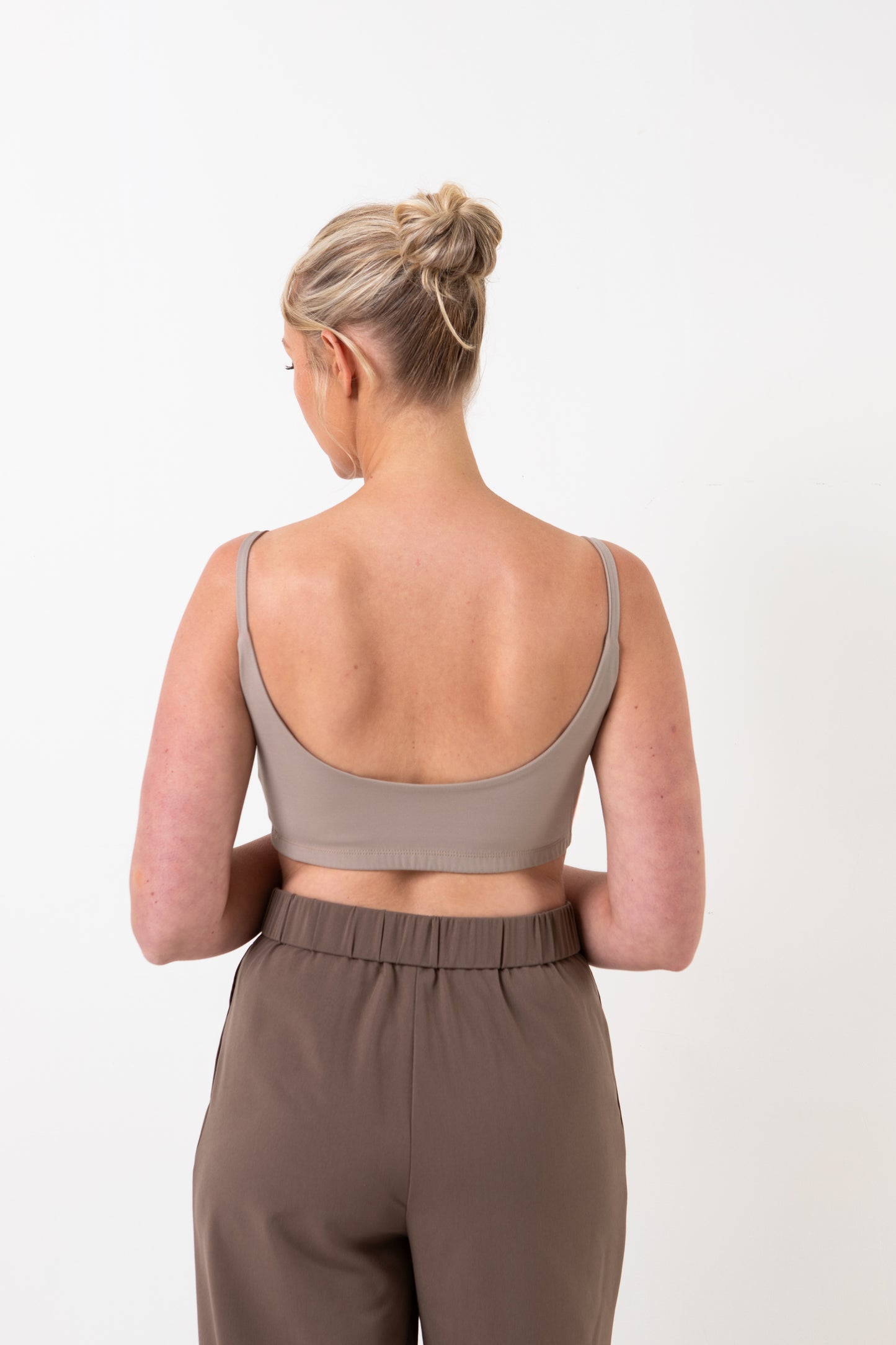 Short Sleeve Top and Pants Set - Pinecone