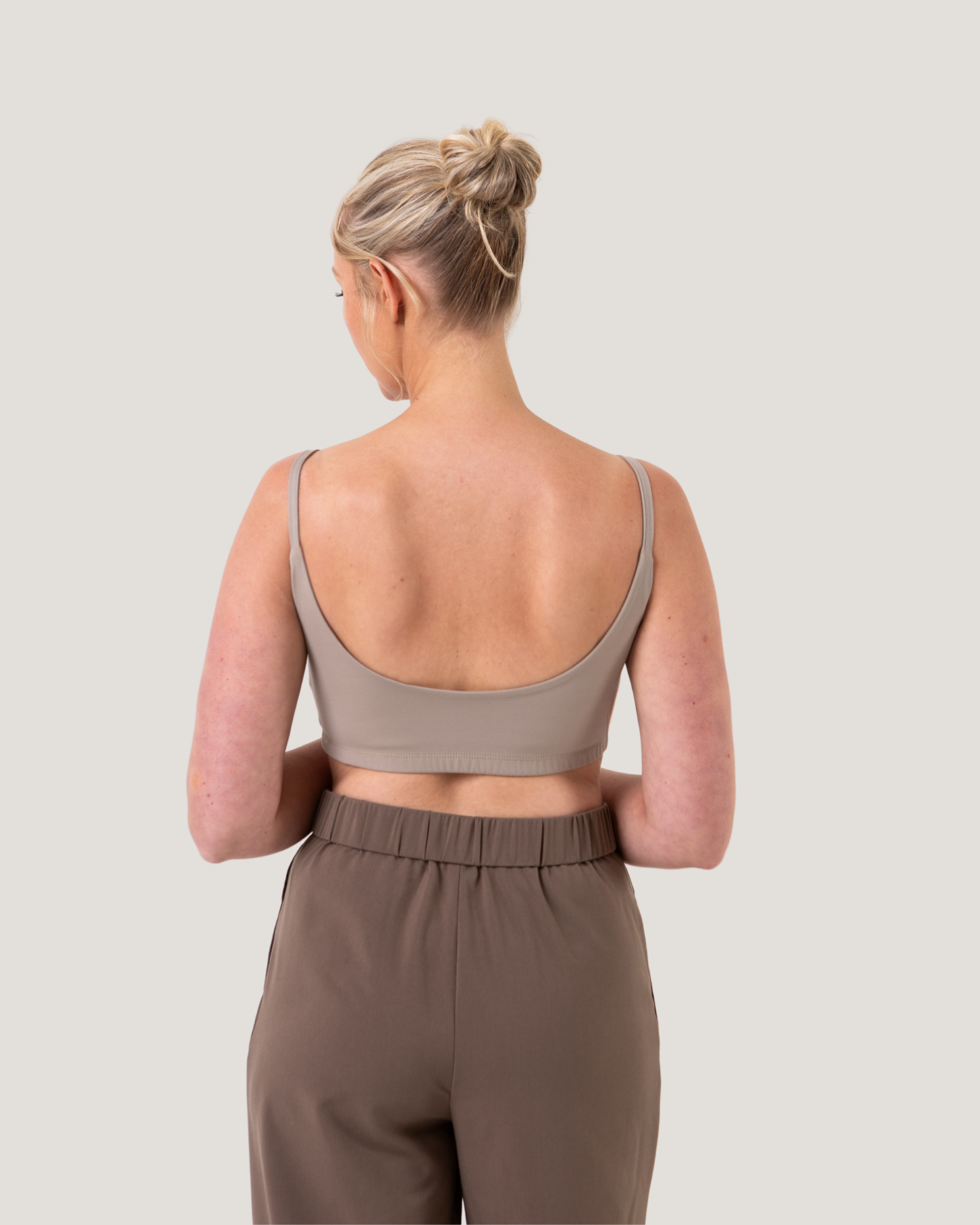 Ultra Soft Wide Leg Pants - Pinecone