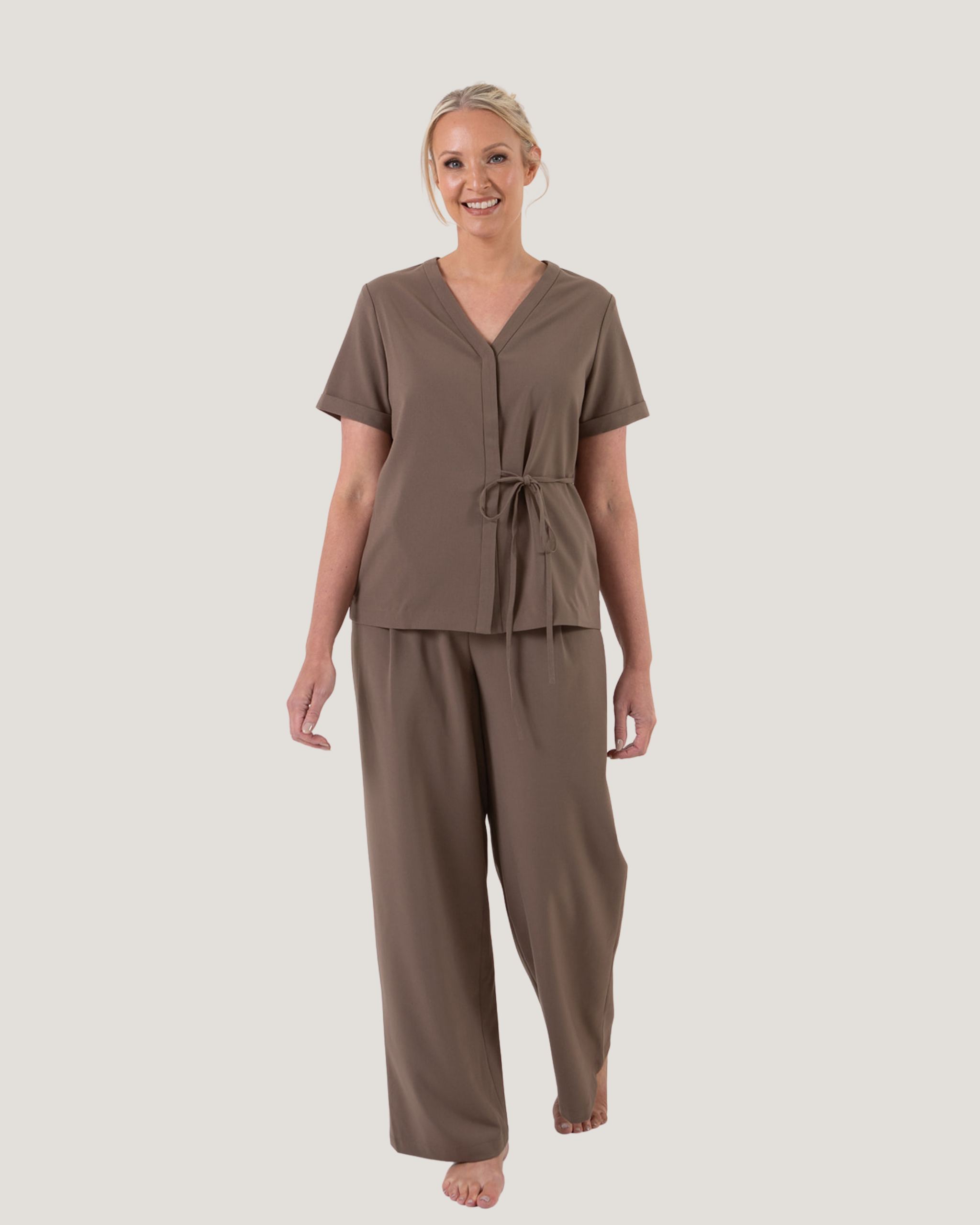 Ultra Soft Tie Shirt - Pinecone