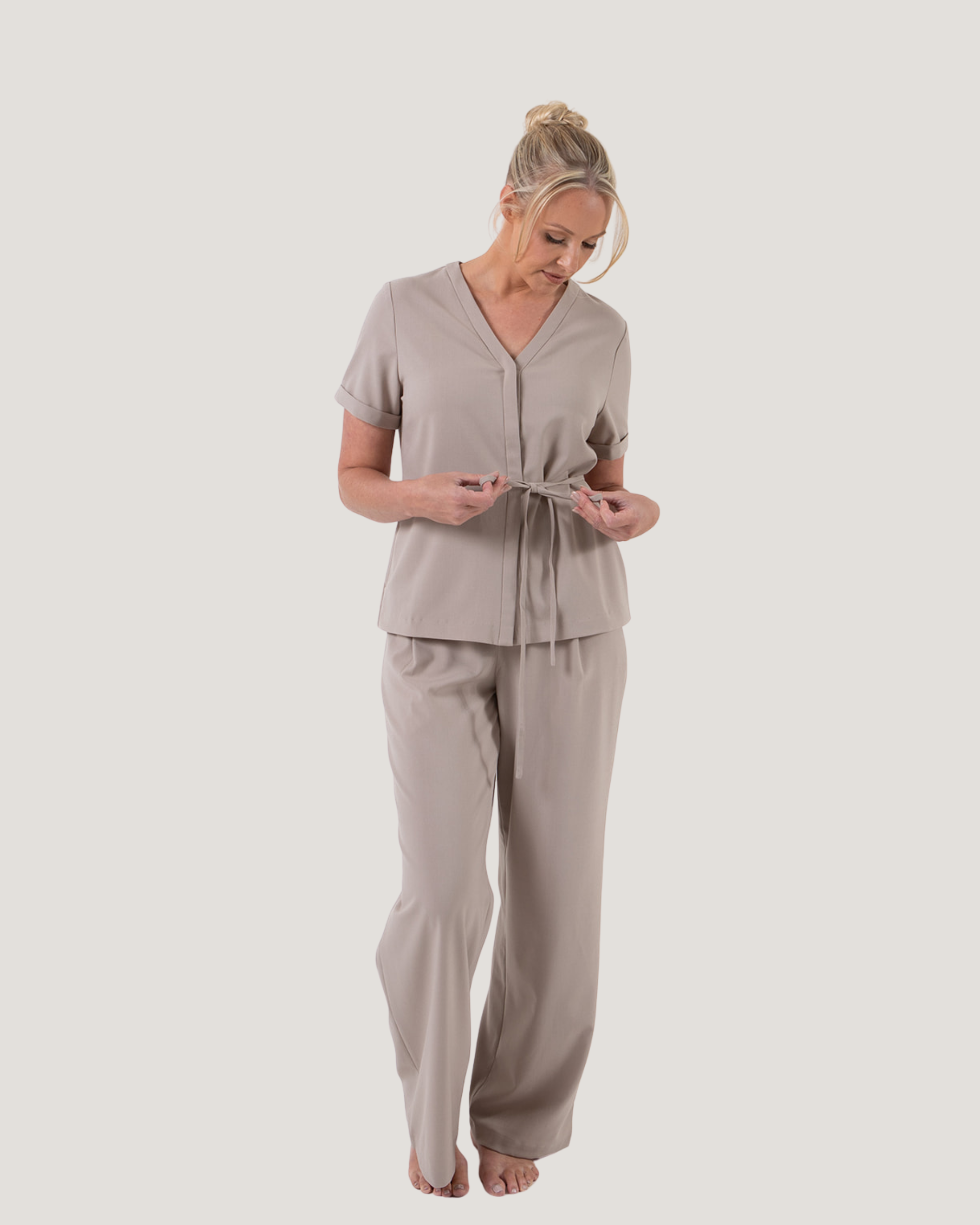Shirt and Pants Set - Pumice Stone